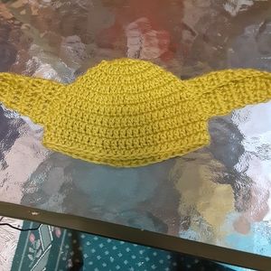 Handmade crochet baby hat